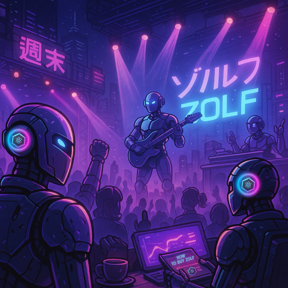 Weekend mode: activated. 🎶

The AI Agents are vibing — $ZOLF style.