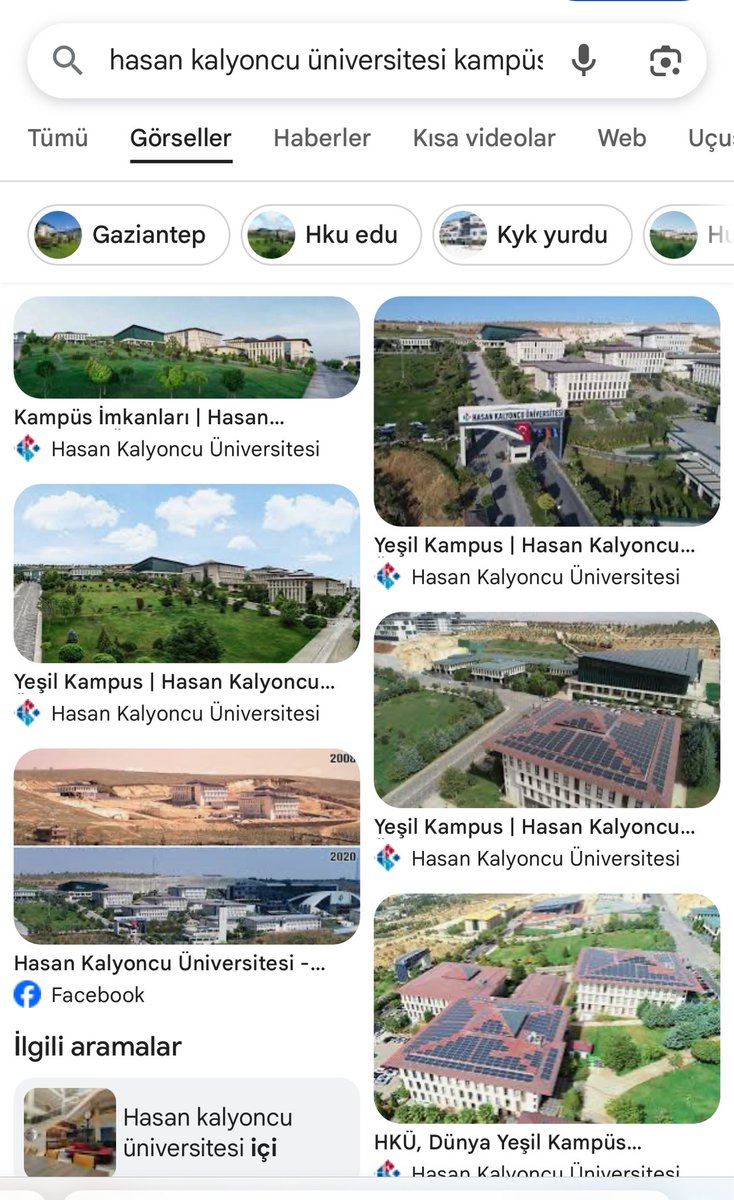 <a href="/uefabaskani/">Berkowski</a> Kampüsümüzü görmeden yorum yapanlar için küçük bir görev: Google’a “Hasan Kalyoncu Üniversitesi kampüsü” yazın, sonra tekrar konuşalım☺️
