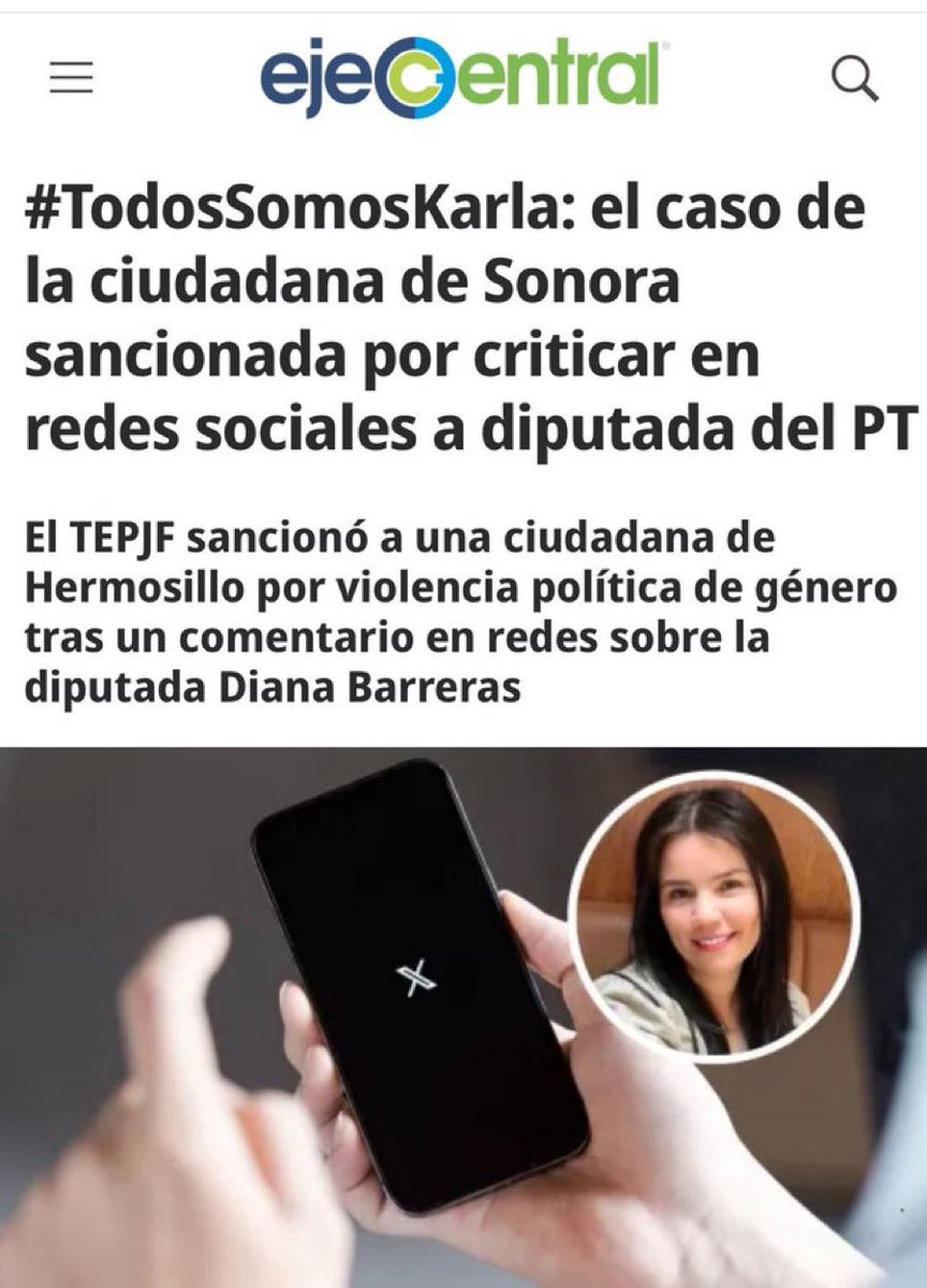 ¡Oootra vez somos noticia nacional!
#TodosSomosKarla