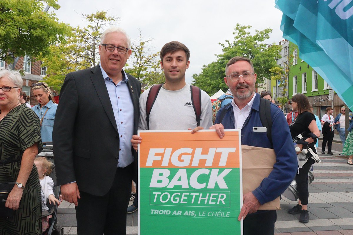 It’s time to fight back against a broken housing system✊
#fightback 
<a href="/EOBroin/">Eoin Ó Broin</a> <a href="/ThomasGouldSF/">Thomas Gould TD</a>