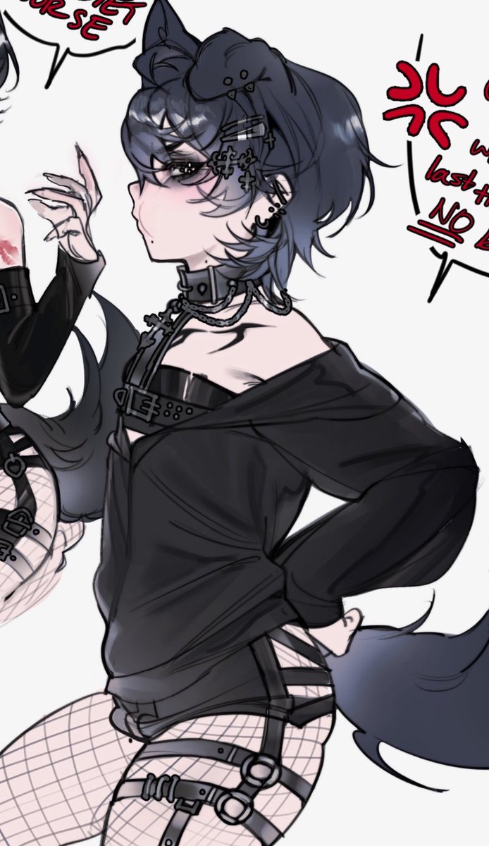 shimiyuVT's tweet photo. a bratty goth bf can heal you btw https://t.co/1NtwDOSDdM