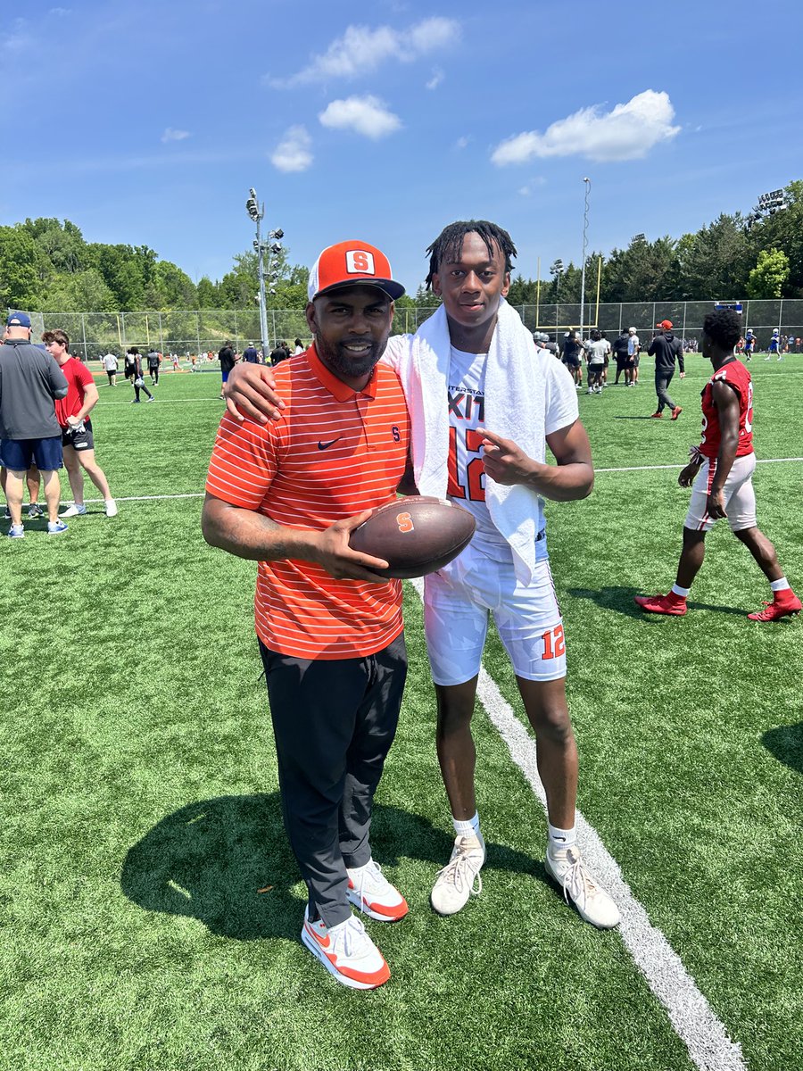 (Sire Hall)✨ (@sirehall10k) on Twitter photo After performing at the FRANCHISE 7v7 and working out with Coach Fran, I am blessed to receive an Offer from Syracuse University <a href="/CoachShawCHS/">Dennis Shaw</a> <a href="/FranBrownCuse/">Fran Brown</a> <a href="/CuseFootball/">Syracuse Football</a> <a href="/TheJuiceOnline/">Syracuse Rivals | The Juice Online</a> <a href="/AMannicciCuse/">Aaron Mannicci</a> <a href="/EdOBrienCFB/">EdOBrienCFB</a> <a href="/AlexKellyCuse/">Alex Kelly</a> <a href="/Coach_E_Rob/">Coach E. Rob</a> <a href="/RivalsRichie/">Richie O’Leary</a> D.A.R.T
🍊 🍊 After performing at the FRANCHISE 7v7 and working out with Coach Fran, I am blessed to receive an Offer from Syracuse University <a href="/CoachShawCHS/">Dennis Shaw</a> <a href="/FranBrownCuse/">Fran Brown</a> <a href="/CuseFootball/">Syracuse Football</a> <a href="/TheJuiceOnline/">Syracuse Rivals | The Juice Online</a> <a href="/AMannicciCuse/">Aaron Mannicci</a> <a href="/EdOBrienCFB/">EdOBrienCFB</a> <a href="/AlexKellyCuse/">Alex Kelly</a> <a href="/Coach_E_Rob/">Coach E. Rob</a> <a href="/RivalsRichie/">Richie O’Leary</a> D.A.R.T
🍊 🍊