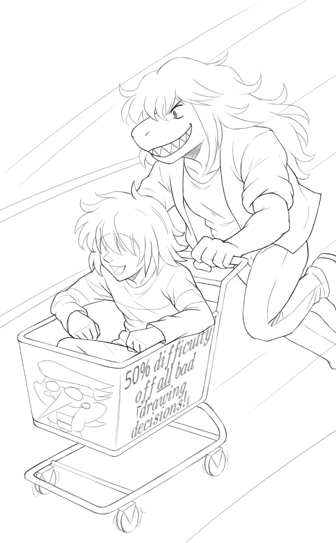 Dunno whether the Jackass Theme should be playing or Escape from the City

#deltarune #krusie