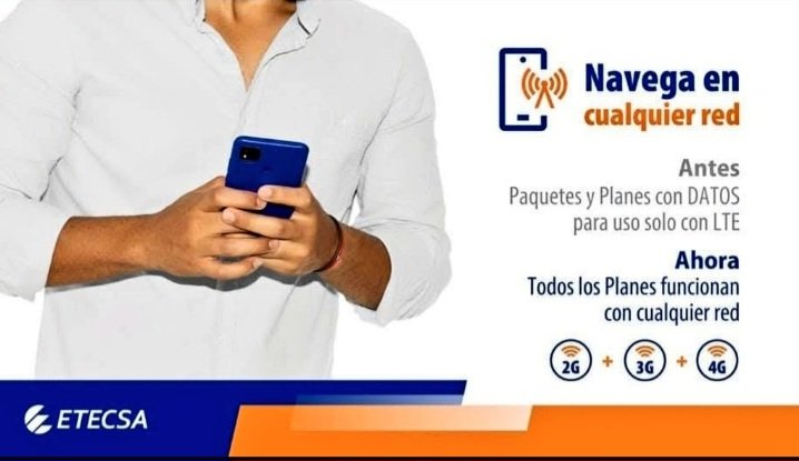 ErickPCastillo's tweet photo. Hora puedes navegar por cualquier RED todos los planes funcionan.
Consume en cualquier red todos los datos acumulados.

#EtecsaConCuba https://t.co/SApTYyqLLq