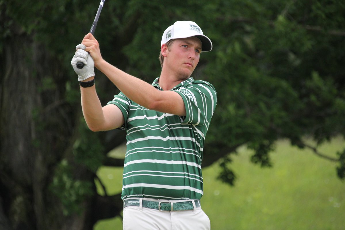 Caleb Bond wins 4&amp;2 and advances to the Michigan Amateur Championship match!  <a href="/officialGAM/">GAM</a> 

#GoGreen