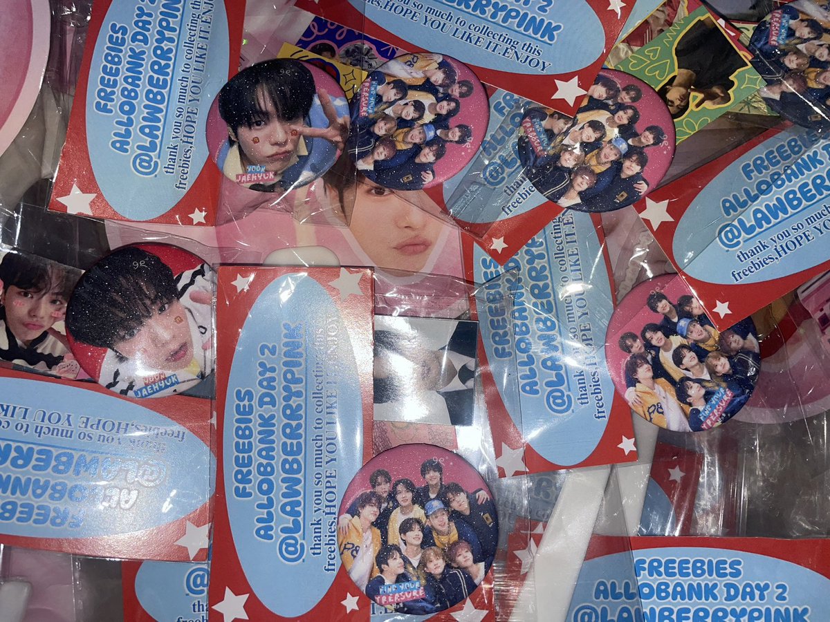 🍥FREEBIES ALLO BANK FESTIVAL 2025 DAY 2  🍥
By @lawberrypink

PLS RT &amp; LIKES ARE APPRECIATEDˆ

LIMITED QTY

🗓 Minggu, 22 Juni 2025
📍 Istora Senayan
⏰ TBA 

see u, teume! 😆👋🏻

#TREASURE #AlloBankFestival2025