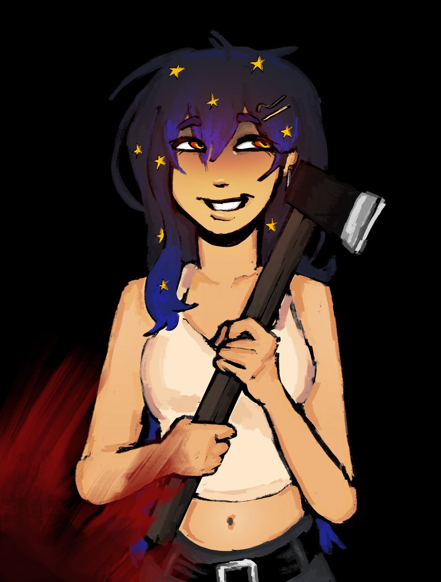 nyannakito's tweet image. shes so crazy i love her #anshiraishi #白石杏 #prsk_FA
