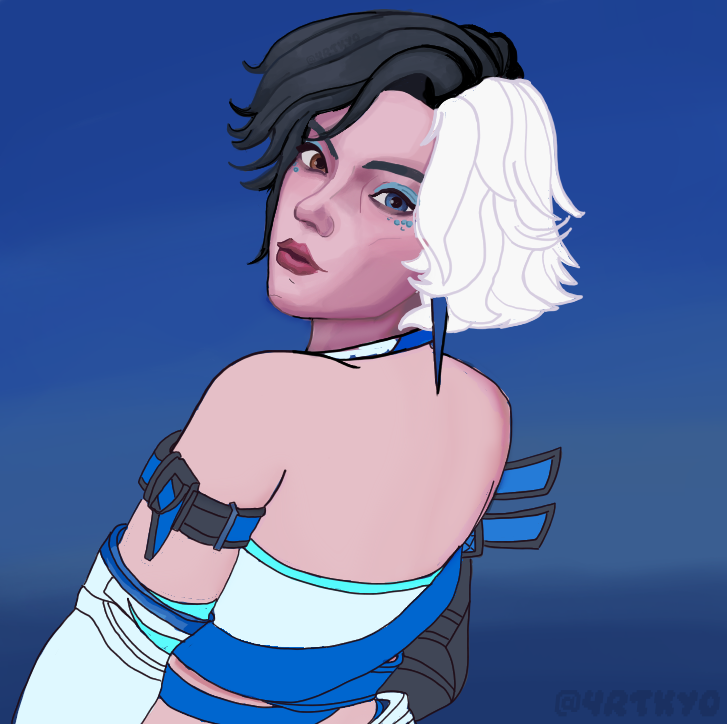 kyoartzzz's tweet photo. WIP | Dibujito que estoy haciendo Para una dinamica de CuriRivals jsjsjs 💋✨ #LunaSnow #MarvelRivals #Curialbum https://t.co/5q0myTvMT8