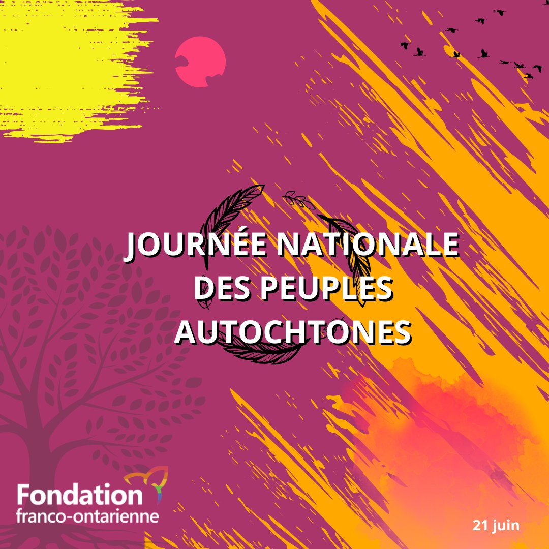 📌#FFO_SOULIGNE :
En cette Journée nationale des peuples autochtones, nous rendons hommage aux Premières Nations, aux Inuits et aux Métis.
Ensemble, poursuivons notre engagement pour le dialogue, la solidarité et la réconciliation.
Bonne Journée nationale des peuples autochtones.