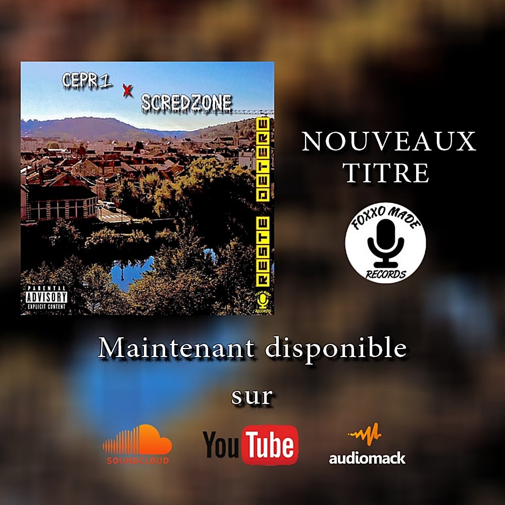 🚨🔥🔊 « #RESTEDETERE » <a href="/Cepr1Officiel/">CEPR1 OFFICIEL</a> #feat  <a href="/ScredzoneO/">Scredzone officiel</a> dispo sur #YouTube 🔥🔊
.
#cepr1officiel #scredzoneofficiel #trap #rapfrench #rapfr #rap #freestyle #freestylefr #banger #foxxomaderecords #paris #drillfr #drill #trapfr #Bangerfr #studio #fr
.
🚨🔗 m.youtube.com/watch?index=1&…
