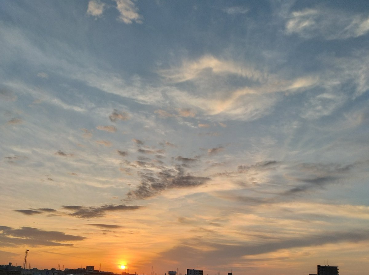 朝陽、久々に見れた(*´ω`*)✨
#アサソラ
#イマソラ