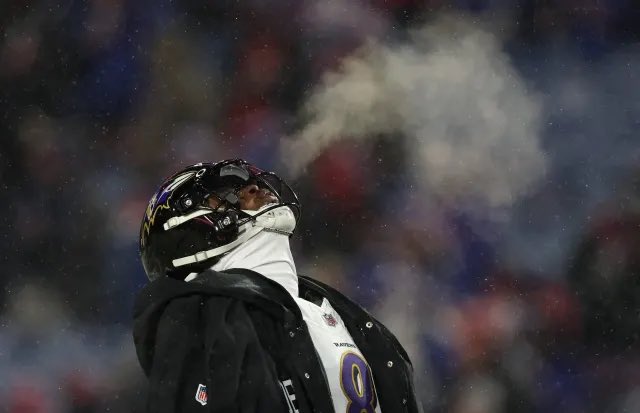 Lamar Jackson isn’t over the Bills loss and he doesn’t plan to be as he’s using it as fuel: 

 “We’re going to bounce back. I feel like we’re going to have vengeance on our mind.”

Lamar says he’s been rewatching every loss, including youth football.