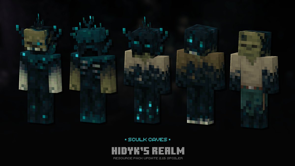 hidyk_official's tweet image. Some of the 60 billion variations of cave zombies.
Which ones do you like best? Explain your answers, and I'll be interested to read it!
#minecraft #pixelart #blockbench