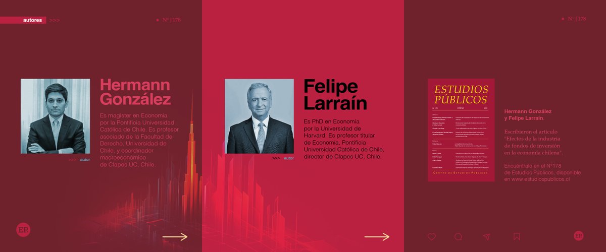 Estudios Públicos (@estpublicos) on Twitter photo 👥 #AutoresEP | <a href="/hegonzalb/">Hermann González</a> y <a href="/felipelarrain/">Felipe Larraín B.</a> analizan el impacto de los fondos de inversión en la economía chilena.
🔍 Lee el artículo aquí: ow.ly/wPGQ50WbWnS
📬 ¿Prefieres el papel? Suscríbete a la revista aquí: ow.ly/asee50WbWnR 👥 #AutoresEP | <a href="/hegonzalb/">Hermann González</a> y <a href="/felipelarrain/">Felipe Larraín B.</a> analizan el impacto de los fondos de inversión en la economía chilena.
🔍 Lee el artículo aquí: ow.ly/wPGQ50WbWnS
📬 ¿Prefieres el papel? Suscríbete a la revista aquí: ow.ly/asee50WbWnR