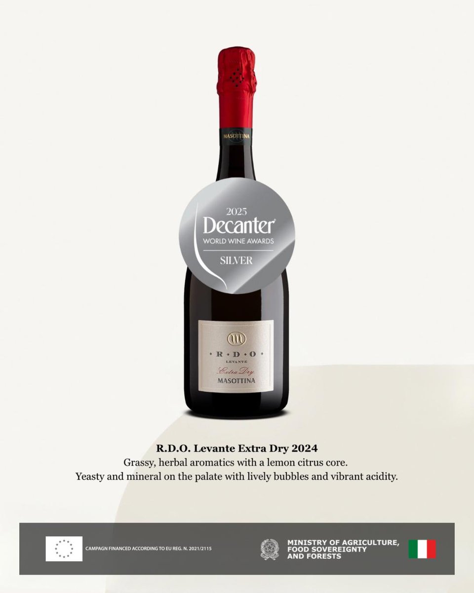 Masottina (@masottina_wines) on Twitter photo Pleased to announce our results at @decanter #DWWA2025:
đ„R.D.O. Ponente Brut 2024
đ„R.D.O. Levante Extra Dry 2024
đ„ContradaGranda Extra Dry
đ„ViaVenti Dosaggio Zero
đ„ViaVenti RosĂ© Brut 2024
Cheers to our roots, identity and terroir.
#Masottina #DecanterAwards <a href="/hnwines/">Hallgarten & Novum Wines</a> Pleased to announce our results at @decanter #DWWA2025:
đ„R.D.O. Ponente Brut 2024
đ„R.D.O. Levante Extra Dry 2024
đ„ContradaGranda Extra Dry
đ„ViaVenti Dosaggio Zero
đ„ViaVenti RosĂ© Brut 2024
Cheers to our roots, identity and terroir.
#Masottina #DecanterAwards <a href="/hnwines/">Hallgarten & Novum Wines</a>