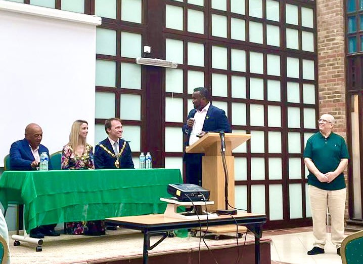 am honoured to have attended the 8th Grenfell Anniversary Commemoration Dinner this evening, hosted by <a href="/GrenfellTTrust/">Grenfell Tower Trust</a>, alongside the Mayor of <a href="/RBKC/">Royal Borough of Kensington and Chelsea</a>, <a href="/josephpowell/">Joe Powell MP</a> MP, Lord Boateng, fellow councillors, <a href="/WestwayTrust/">Westway Trust</a> CEO and members of the community.