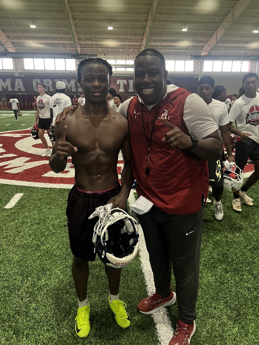 JaHeisman's tweet image. W⭕️W‼️ After a great camp and conversation with @PlayerProMorgan @CoachShephard @KalenDeBoer I’m blessed to receive !! ⭕️FFER FROM @AlabamaFTBL @Aspirationsgym @EdwardsCBS @247recruiting @On3sports @AllenTrieu @SWiltfong_ @RivalsFriedman @adamgorney @TheUCReport @centurions_fb…