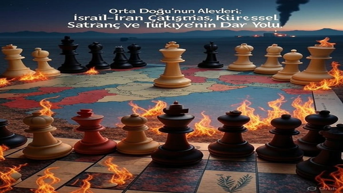 Orta Doğu’nun Alevleri: İsrail-İran Çatışması, Küresel Satranç ve Türkiye’nin Dar Yolu
🔥 Orta Doğu’da Ateş Yeniden Harlandı
13 Haziran’da İsrail’in İran’a düzenlediği hava saldırısı ve gelen misilleme füzeleri, enerji koridorlarını ve sivilleri kritik bir eşikte bıraktı.
