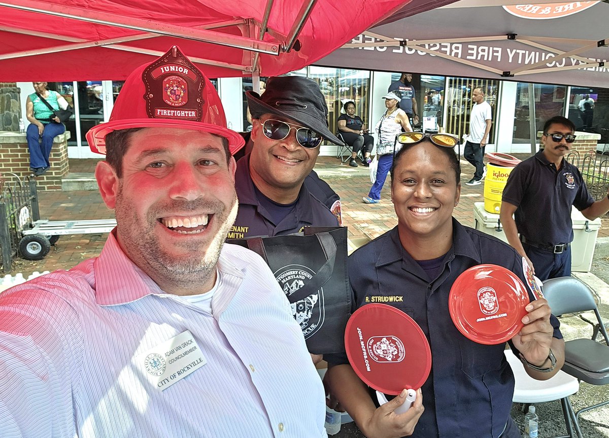 Adam Van Grack (@adamvangrack) on Twitter photo The <a href="/mcfrs/">MontgomeryCo(MD)Fire</a> & <a href="/MCFRSRecruiting/">MCFRS Recruiting</a> are here at the Montgomery County Juneteenth Celebration at <a href="/BlackRockCenter/">blackrockcenter</a>! Come by their tent for free bottled water, frisbees, bags, Junior Firefighter helmets & (most important) information on becoming part of our great fire and rescue team! The <a href="/mcfrs/">MontgomeryCo(MD)Fire</a> & <a href="/MCFRSRecruiting/">MCFRS Recruiting</a> are here at the Montgomery County Juneteenth Celebration at <a href="/BlackRockCenter/">blackrockcenter</a>! Come by their tent for free bottled water, frisbees, bags, Junior Firefighter helmets & (most important) information on becoming part of our great fire and rescue team!