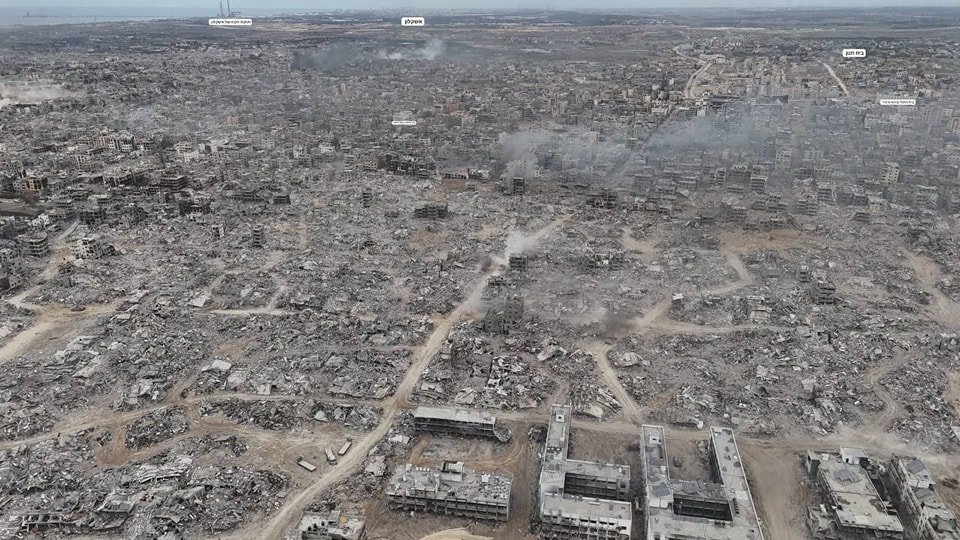 taibalitaib's tweet photo. Israel has dropped ~80,000 tons of explosives on Gaza (365 km2) - the equivalent of 8 nuclear bombs on an area only 1.6% the size of New Jersey. The west is not only silent, they continue to arm Israel, and the US seeks to join Israel's unprovoked war of aggression against Iran. https://t.co/6Zqi2r9gTZ