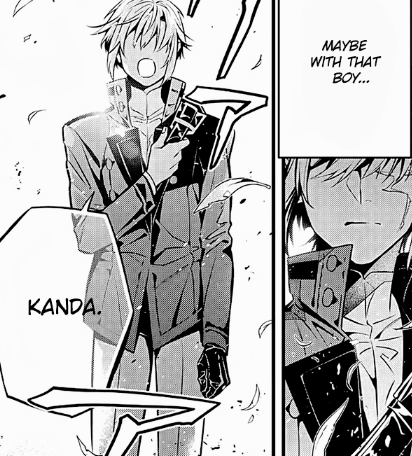 xerbreaks's tweet photo. Rereading again chapter 250 and thinking again that Allen's words are a farewell to Kanda, he has many things to say to him but he can't so the only thing left is to give him a real smile and thank him, to say goodbye because he is sure that this is the last time he will see him https://t.co/gvGXXMZsIA