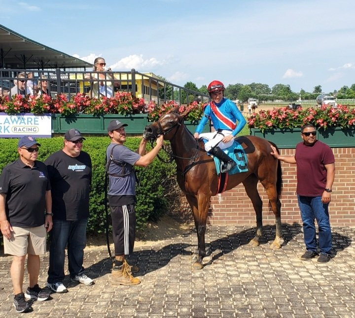 Saddles and Sulkies (@sadandsulk) on Twitter photo Tiki Bar for <a href="/carrasco_racing/">Carrasco Racing Stable</a> <a href="/MJM_Stable/">MJM Stable</a> wins <a href="/DelParkRacing/">Delaware Park</a> . Second on the day for jockey <a href="/itz_lil_g/">Kevin Gomez</a> . Trainer 5 for 10 at the meet.
<a href="/VCarrasco28/">Victor R. Carrasco</a> <a href="/StantonSalter/">Stanton Salter</a> Tiki Bar for <a href="/carrasco_racing/">Carrasco Racing Stable</a> <a href="/MJM_Stable/">MJM Stable</a> wins <a href="/DelParkRacing/">Delaware Park</a> . Second on the day for jockey <a href="/itz_lil_g/">Kevin Gomez</a> . Trainer 5 for 10 at the meet.
<a href="/VCarrasco28/">Victor R. Carrasco</a> <a href="/StantonSalter/">Stanton Salter</a>
