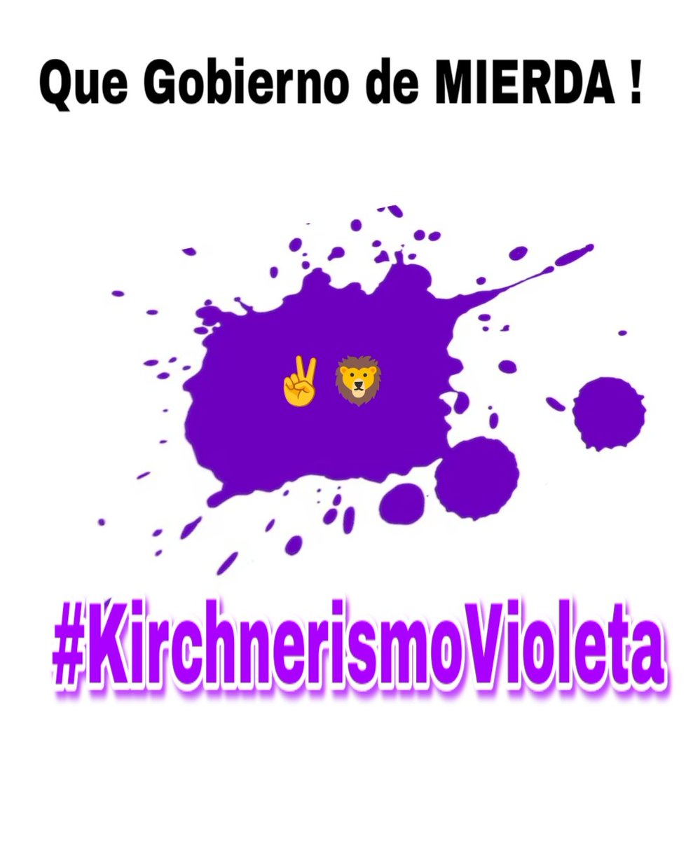 SOMOS #PRO NO NOS MANCHAMOS DE VIOLETA !! 

#KirchnerismoVioleta ✌️