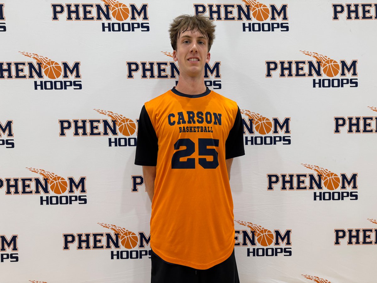 6'6 2027 Will Hall is a great pickup for Carson. Skilled forward with the ability to score inside &amp; out. Spaces the floor with his perimeter shooting ability. Uses his length to contest/alter shots on the defensive end. #PhenomTeamCamp