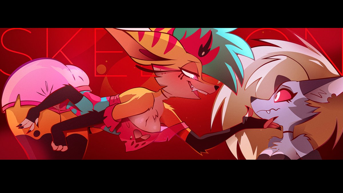 Vector illustration practice using <a href="/SkeleionSFW/">Skeleion🏳️‍🌈🏳️‍⚧️✨</a>  awesome art:
x.com/SkeleionSFW/st…

I have no intention of releasing this as a personal work since I only created it for practice but you can find the original Adobe Illustrator file in the comments