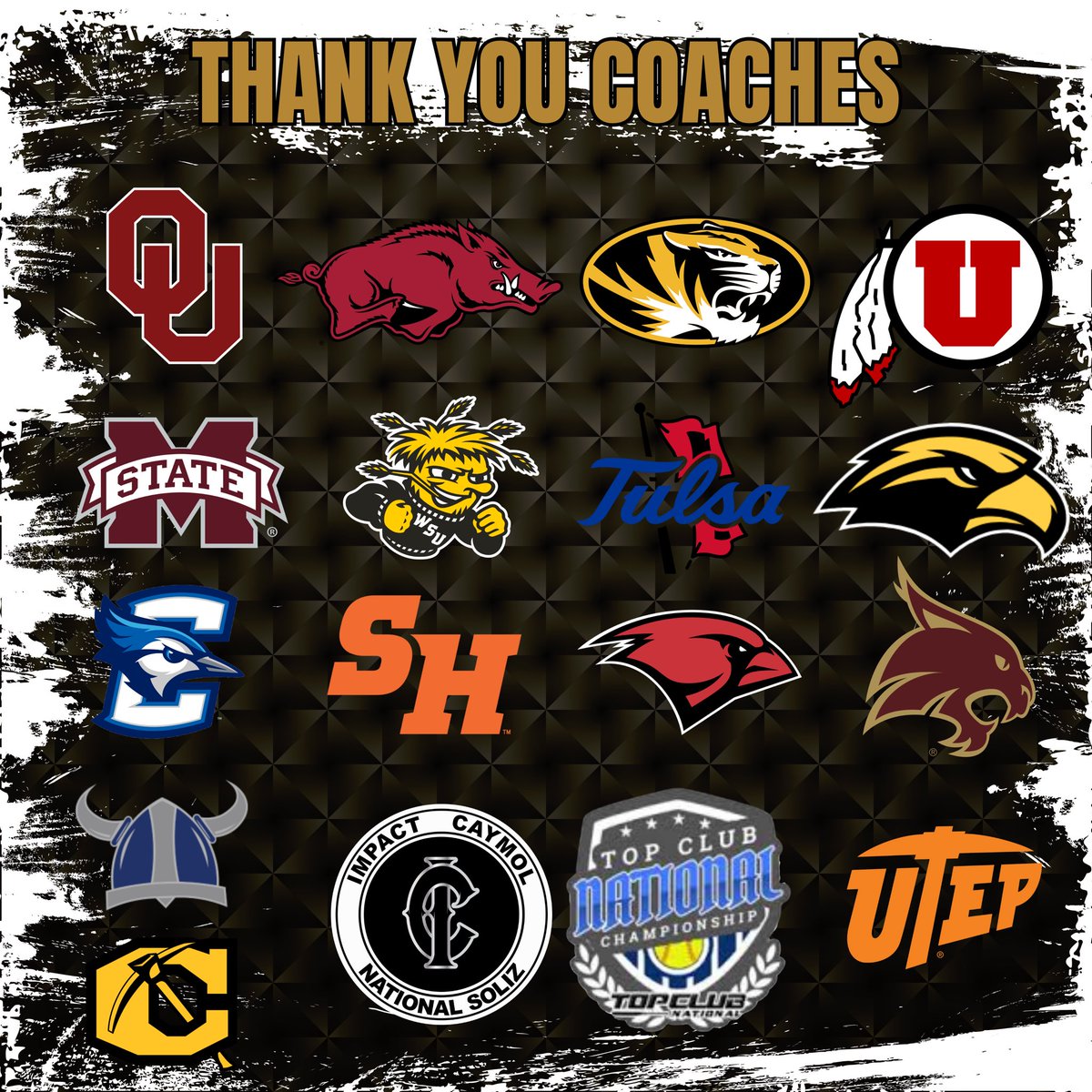Impact Caymol National Soliz (@icnationalsoliz) on Twitter photo TOUGH week in Oklahoma at the <a href="/TCNfastpitch/">Top Club National Fastpitch Events</a> but we are extremely grateful for all the Colleges that came, ✅ in and watched our kids play!
Blessed 🙏🏽
#setthestandard #letemtalk #WEHERE
<a href="/DfwSho/">DFW Sho'Case</a> @coastrecruitssb <a href="/TopPreps/">SPORTS NEWS, VIDEOS, GRAPHICS, EXPOSURE & MORE</a> @acesspotlight <a href="/BallGirlSports/">BallGirlSports</a> @softballrecruit TOUGH week in Oklahoma at the <a href="/TCNfastpitch/">Top Club National Fastpitch Events</a> but we are extremely grateful for all the Colleges that came, ✅ in and watched our kids play!
Blessed 🙏🏽
#setthestandard #letemtalk #WEHERE
<a href="/DfwSho/">DFW Sho'Case</a> @coastrecruitssb <a href="/TopPreps/">SPORTS NEWS, VIDEOS, GRAPHICS, EXPOSURE & MORE</a> @acesspotlight <a href="/BallGirlSports/">BallGirlSports</a> @softballrecruit