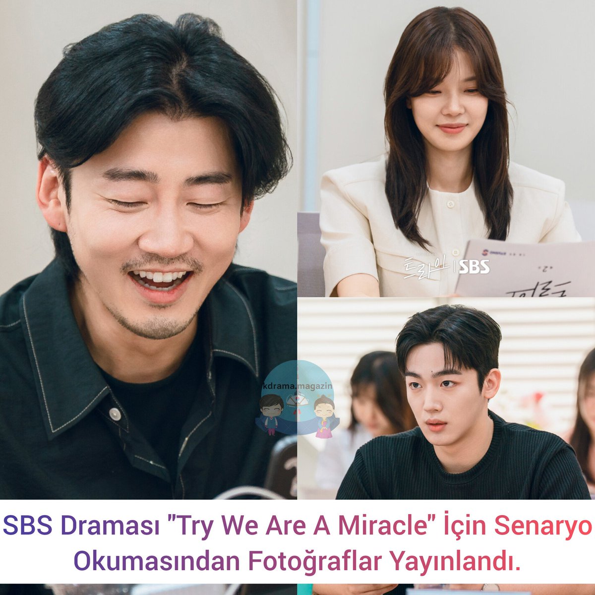kdrama_magazin's tweet image. SBS Draması #TryWeAreAMiracle İçin Senaryo Okumasından Fotoğraflar Yayınlandı. 

#TRY #Try_WeBecomeMiracles
 #YoonKyeSang #LimSeMi #KimYohan #GilHaeYeon #KimMinSang #JangHyukJin #LeeSungWook #JungSoonWon #SongYoungKyu #ParkJungYeon #KimYiJoon 

👉 #kdramamagazinsenaryookumaları