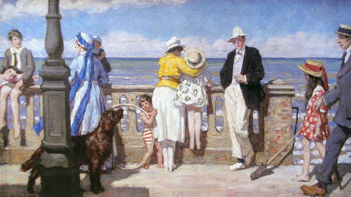 La diga di Cabourg ca. 1925
Museo d'arte e storia di Belfort

🖌#RenéXavierPrinet 1861 1946