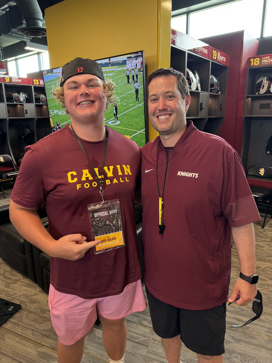 After a fantastic conversation with Coach Figg I am blessed and excited to receive an offer from Calvin University!! <a href="/CoachTrentFigg/">Trent Figg</a> <a href="/CoachBenDixon/">Ben Dixon</a> <a href="/CoachLBell/">Lamar Bell</a> <a href="/ForrKaleb/">Coach Kaleb Forr</a> <a href="/CoachRyan64/">Coach Ryan</a>