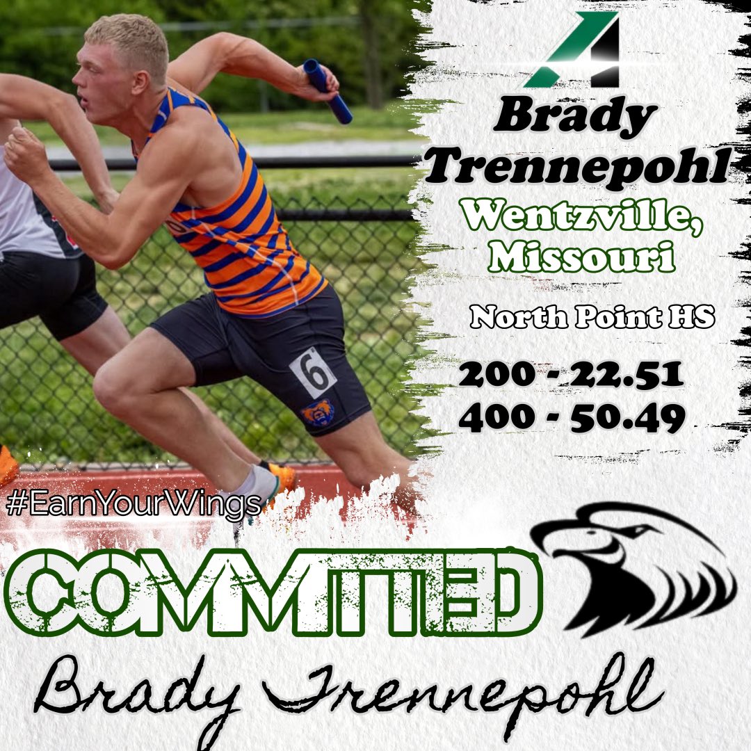 Ladies and Gentlemen, please welcome Mr. Brady Trennepohl to the Eagle Family!  Brady will bring some much needed depth to our 400 group. 🦅
#EarnYourWings
