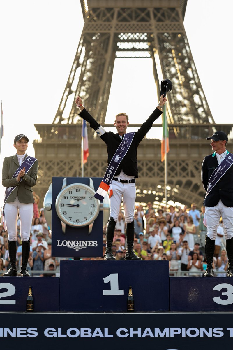 Your LGCT Grand Prix of Paris Class of ‘25 

🥇 Gilles Thomas &amp; Ermitage Kalone 🇧🇪
🥈 Lillie Keenan &amp; Fasther 🇺🇸
🥉 Denis lynch &amp; Mr Boombastic 🇮🇪

#LGCT #Longines #LonginesGlobalChampionsTour #Paris #France #ShowJumping