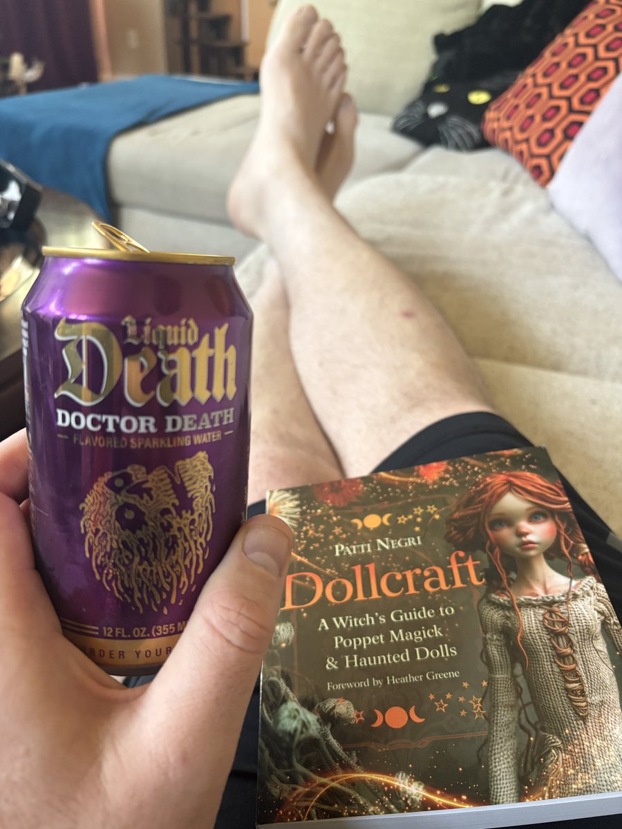 Hot day. Cold drink. Kicking back with a review copy of <a href="/PattiNegri/">Patti Negri</a> ‘s intriguing new book, out now from <a href="/LlewellynBooks/">Llewellyn</a>