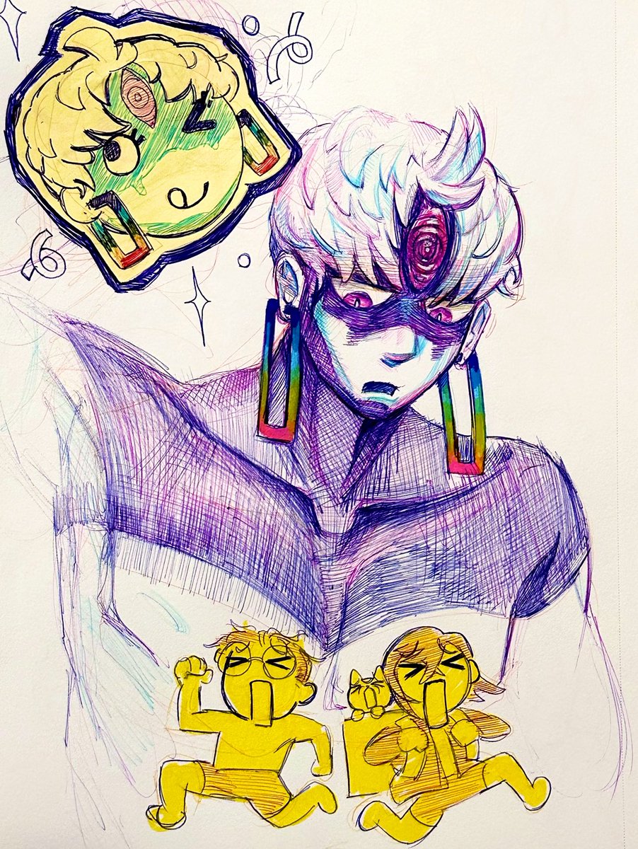 isahowdy's tweet image. jiji bizarre adventure
