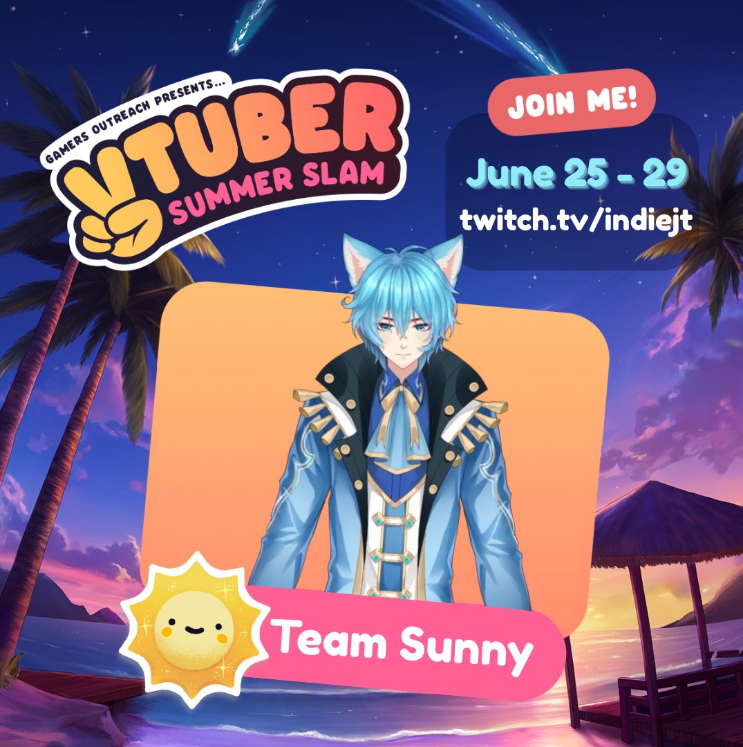 Excited to be working with <a href="/GamersOutreach/">Gamers Outreach</a> for #VtuberSummerSlam! Have some fun events lined up and even a giveaway for a few games! See you all next week!