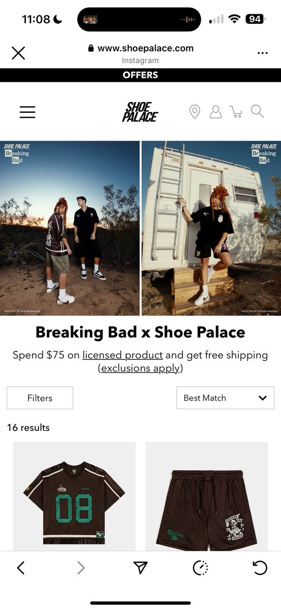 also i modeled for shoe palace sksksksksk