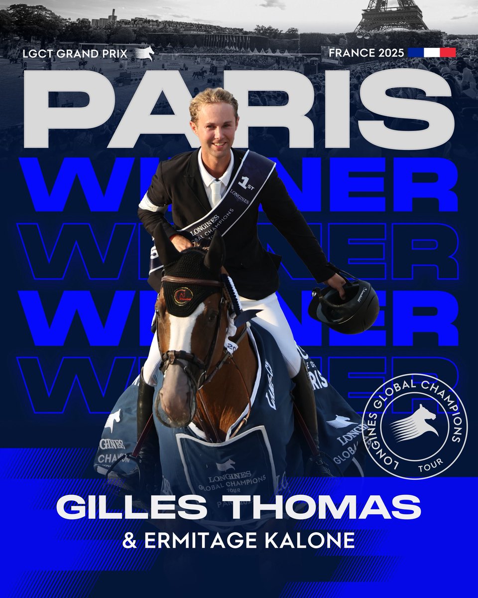 Ermitage Kalone’s FIRST 5* Grand Prix win 🏆💥 The LGCT Grand Prix of Paris 🇫🇷🎉 Is there anything better than celebrating under the Eiffel Tower?

#LGCT #Longines #LonginesGlobalChampionsTour #ShowJumping #Equestrian #Paris #France #Ermitage #GillesThomas