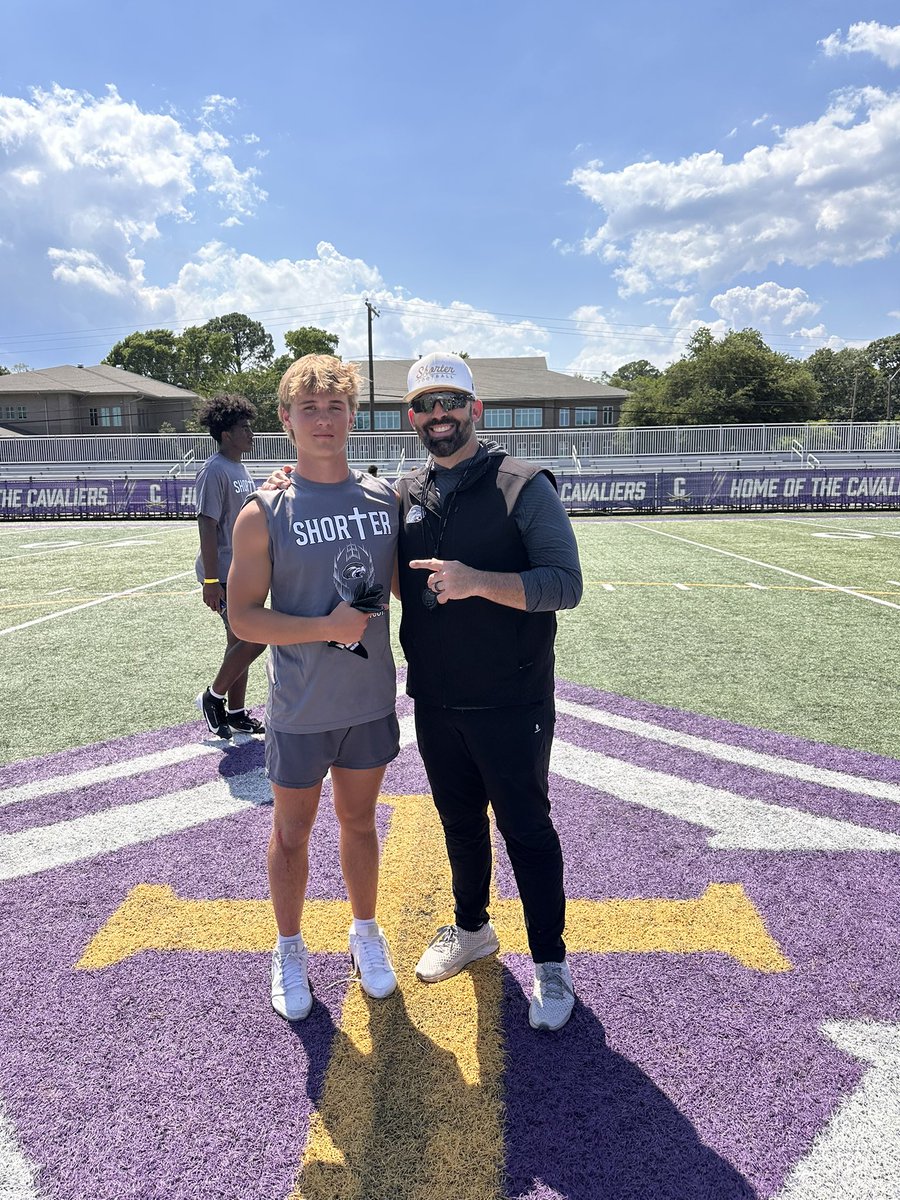 Coopw_6's tweet image. Had a great time @Shorter_FB camp. Got a lot of reps and learned a ton!
@coachmorrison58 @CoachDietlSU @LaneKnost