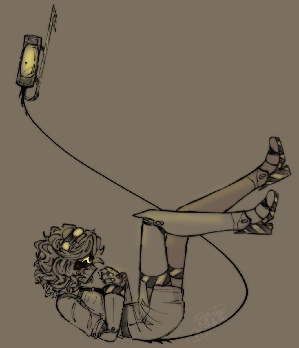Drawing has been so off putting lately curse this weather😭
But hey i squeezed out an oc drawin, hi Bambi

#MDoc