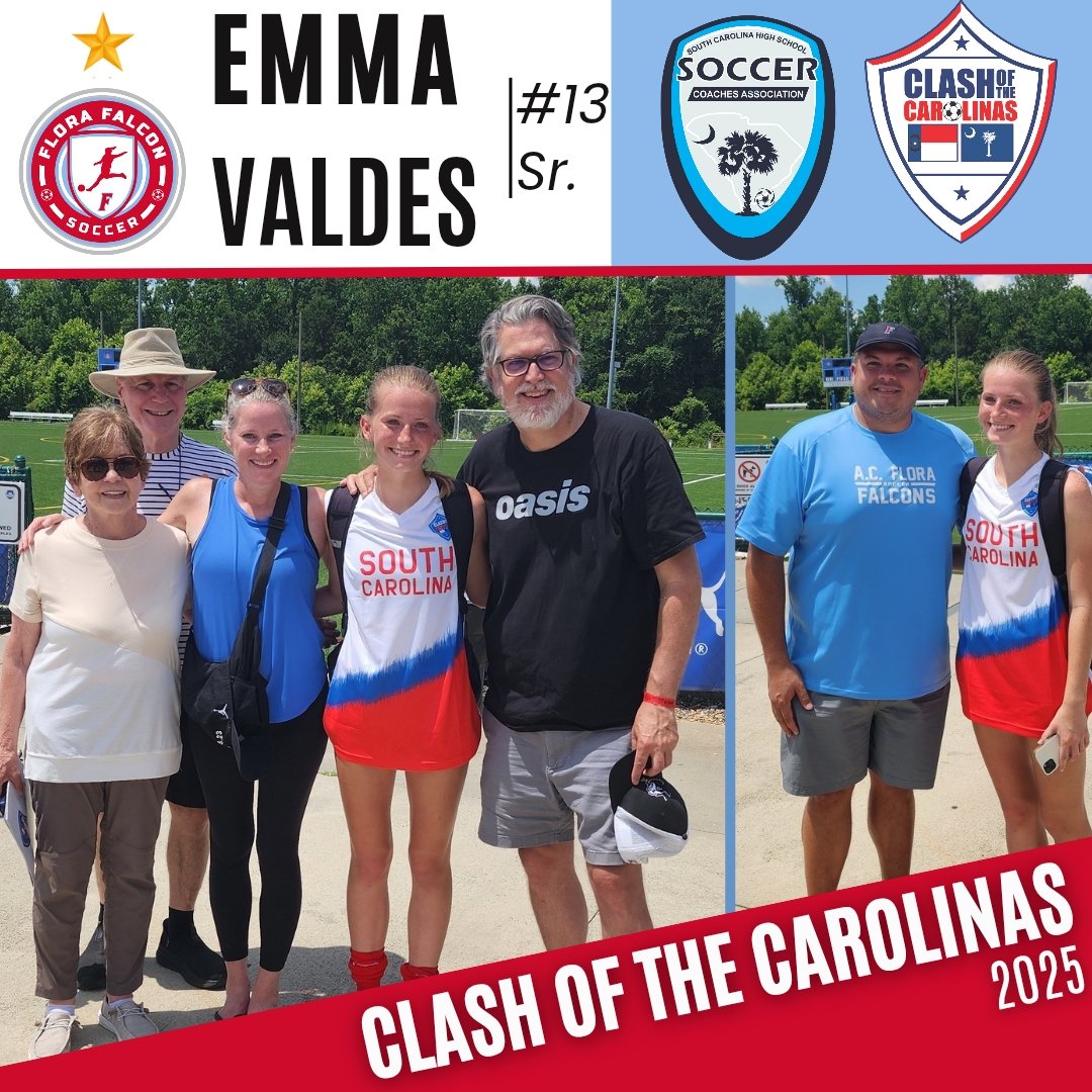 A.C. Flora Girls Soccer (@acf_gsoccer) on Twitter photo Enjoyed watching <a href="/emmacvaldes/">Emma Valdes</a> and the Valdes clan at her final High school soccer event! Very proud of this young lady and can't wait to see her compete at the next level.
Next stop: <a href="/WoffordWSoc/">Wofford Womenโs Soccer</a>
#FloraFalconSoccer | #FFS | #Family Enjoyed watching <a href="/emmacvaldes/">Emma Valdes</a> and the Valdes clan at her final High school soccer event! Very proud of this young lady and can't wait to see her compete at the next level.
Next stop: <a href="/WoffordWSoc/">Wofford Womenโs Soccer</a>
#FloraFalconSoccer | #FFS | #Family