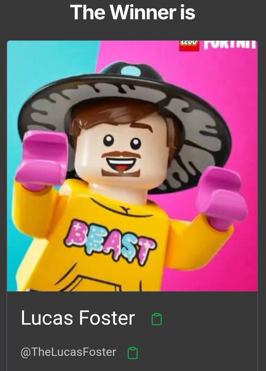 Congratulations, <a href="/TheLucasFoster/">Lucas Foster</a>, for winning. DM <a href="/zubitooo/">ElZubito</a> for your prize 🎁