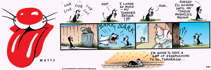SpfanPodcast's tweet image. Raise your hand if you love Patrick McDonnell's musical tributes in MUTTS.