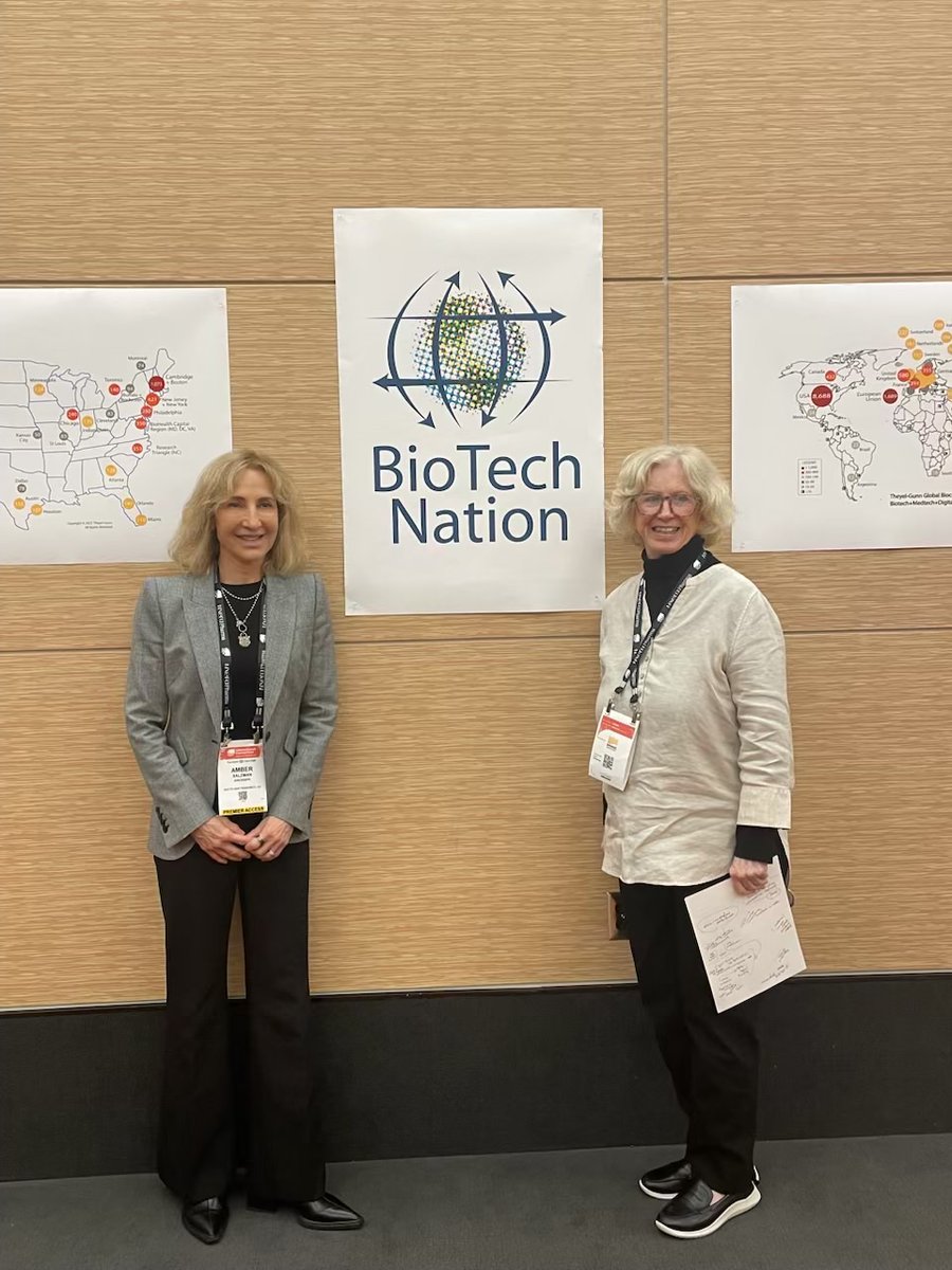 biotechnation's tweet photo. Recap of Day 3 at #BIO2025: Cross-pollination is the heart that powers healthcare forward. The likes of quantum physics, computer science, and the occasional stroke of luck are some of biology's great assets. #Bio_techNation_2025 https://t.co/RjNsFchHac