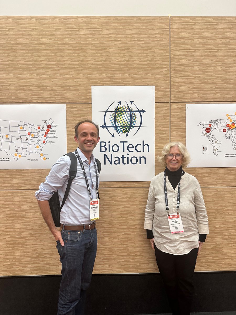 biotechnation's tweet photo. Recap of Day 3 at #BIO2025: Cross-pollination is the heart that powers healthcare forward. The likes of quantum physics, computer science, and the occasional stroke of luck are some of biology's great assets. #Bio_techNation_2025 https://t.co/RjNsFchHac