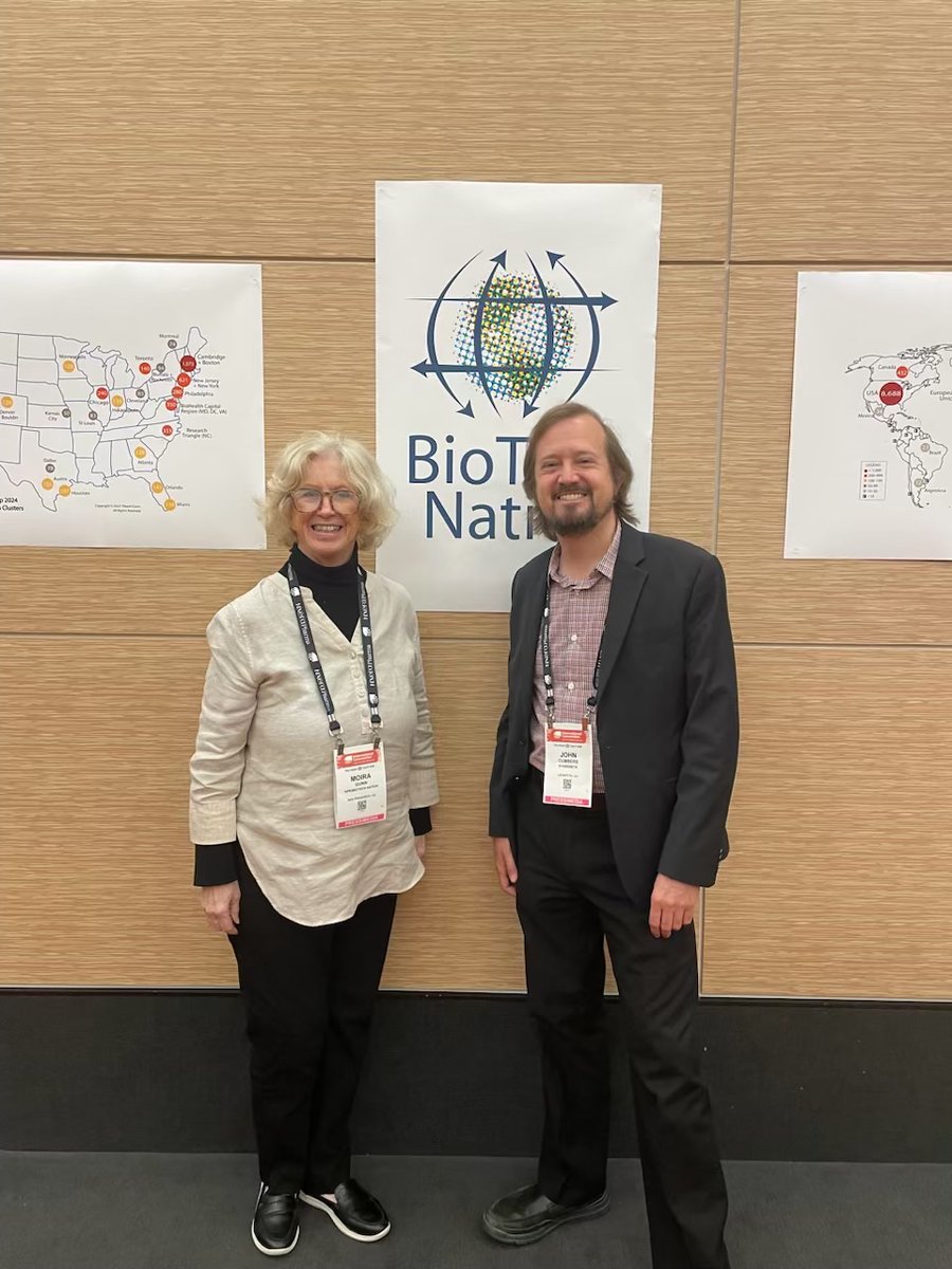 biotechnation's tweet photo. Recap of Day 3 at #BIO2025: Cross-pollination is the heart that powers healthcare forward. The likes of quantum physics, computer science, and the occasional stroke of luck are some of biology's great assets. #Bio_techNation_2025 https://t.co/RjNsFchHac