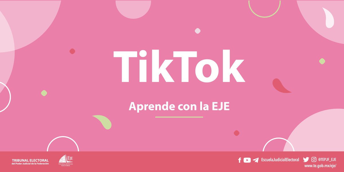 Descubre el lado divertido del #DerechoElectoral en nuestro TikTok! 🎬

📖 En la Escuela Judicial Electoral, transformamos el aprendizaje en una experiencia entretenida y accesible para todos.

Síguenos y suscríbete para no perderte nuestros videos tiktok.com/@laeje🌟📲