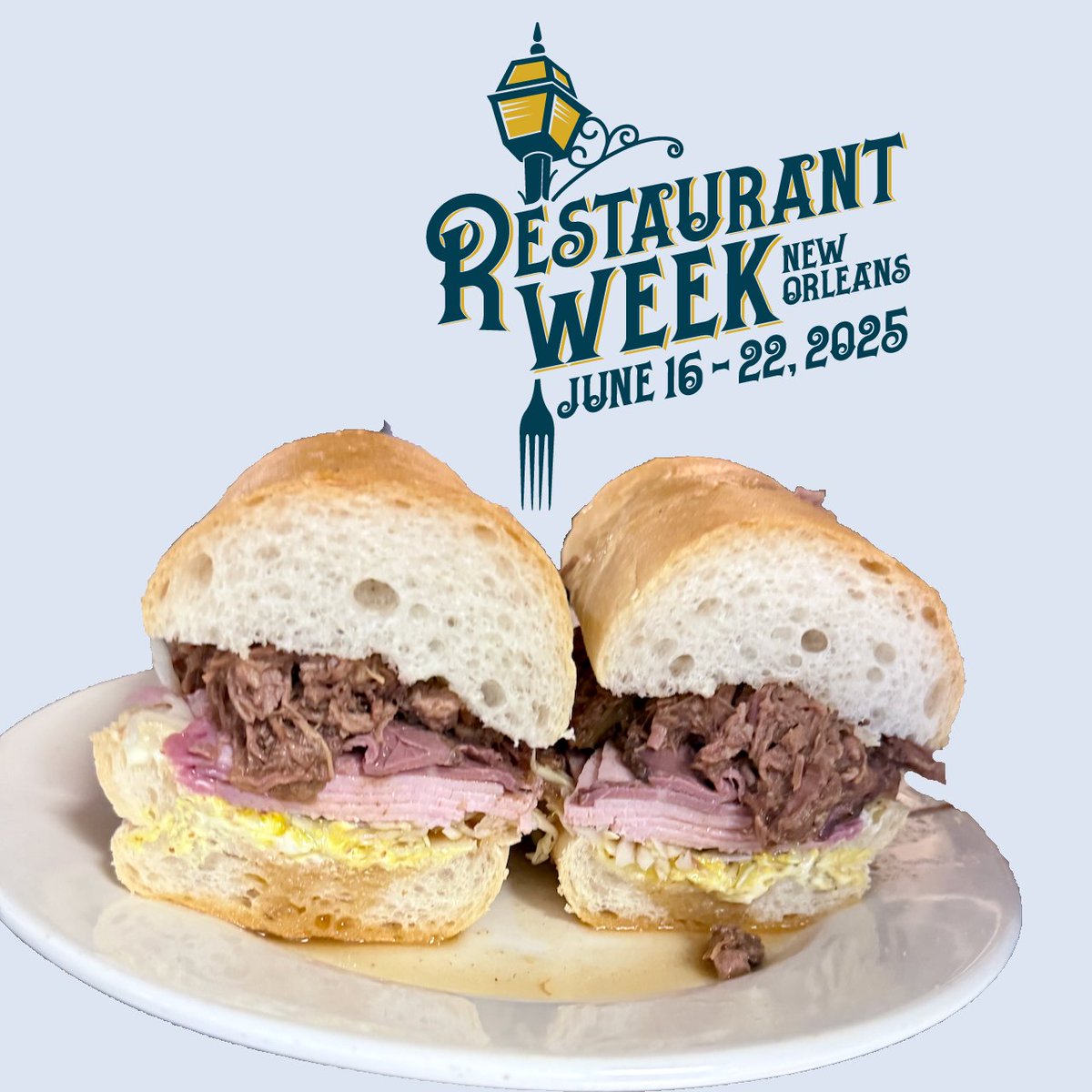 The Famous Ferdi po' boy is offered with a cup of gumbo at lunch during Restaurant Week bit.ly/rw-2025 🍽️ Dine-in 🇺🇸🇨🇦 Shipping <a href="/goldbelly/">Goldbelly 🚀</a> bit.ly/mthrgbly ☀️Open 7am-10pm daily 🎁Gifts INFO linktr.ee/mothersrestaur… #mothersrestaurant